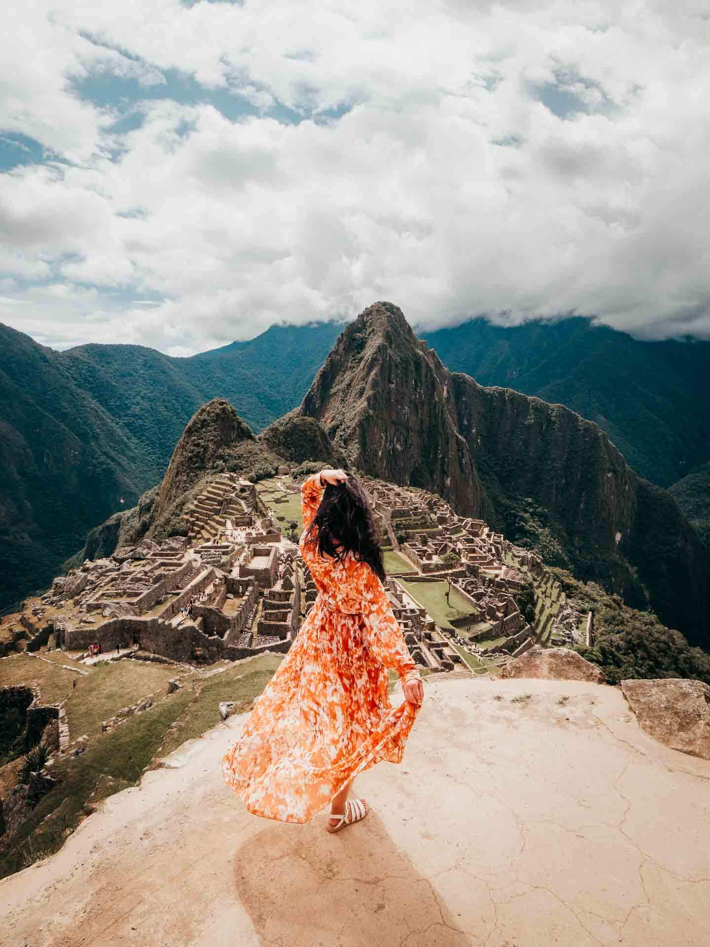 view of Machu Picchu during our 10 day itinerary Peru