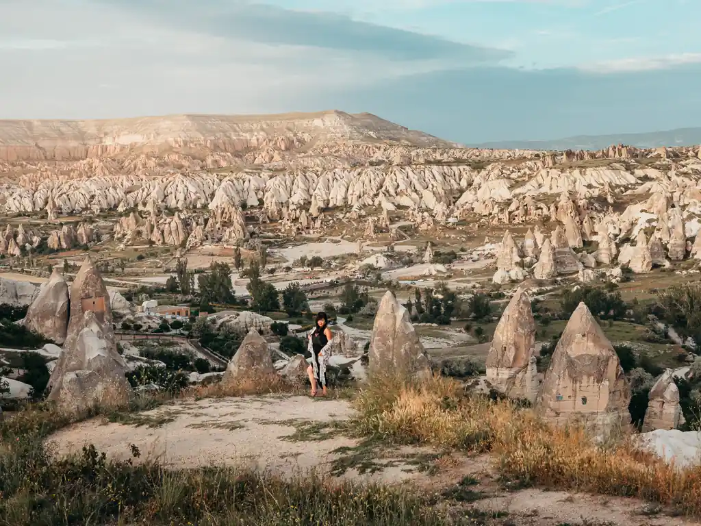 Is Cappadocia worth it? Sunset view at the red rose valley with Nan