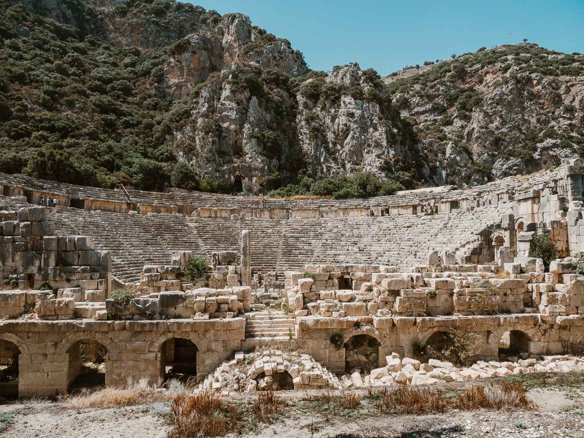 amphitheatre in Myra Ruins
