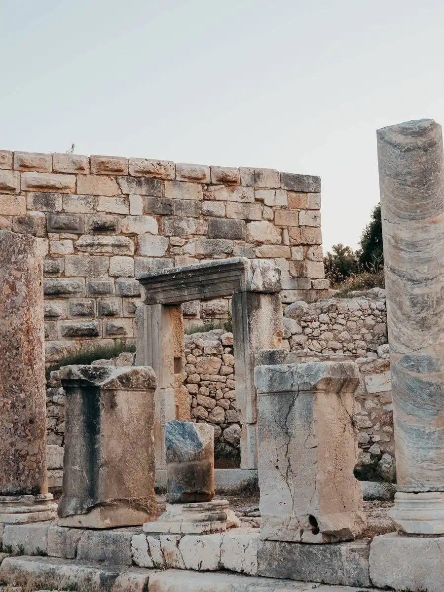 Pillars at Patara Ruins