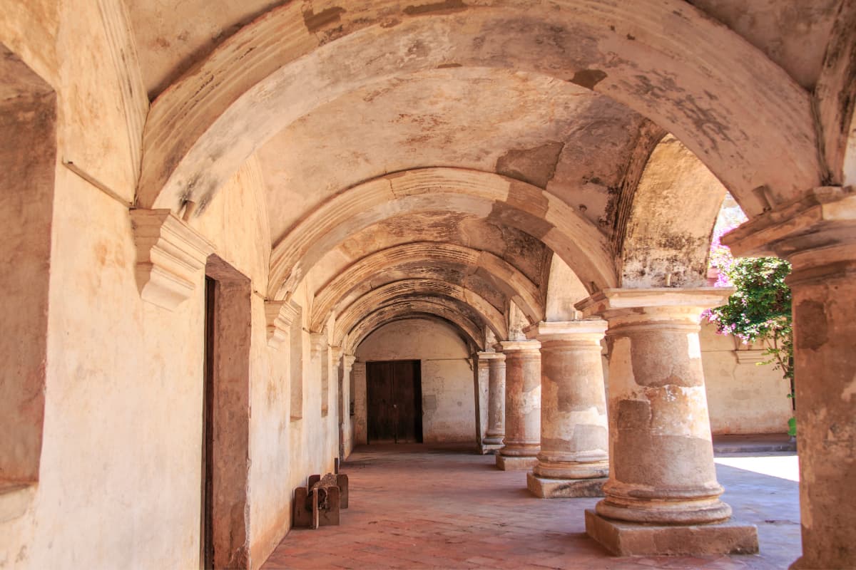 Colonial homes in Antigua Guatemala