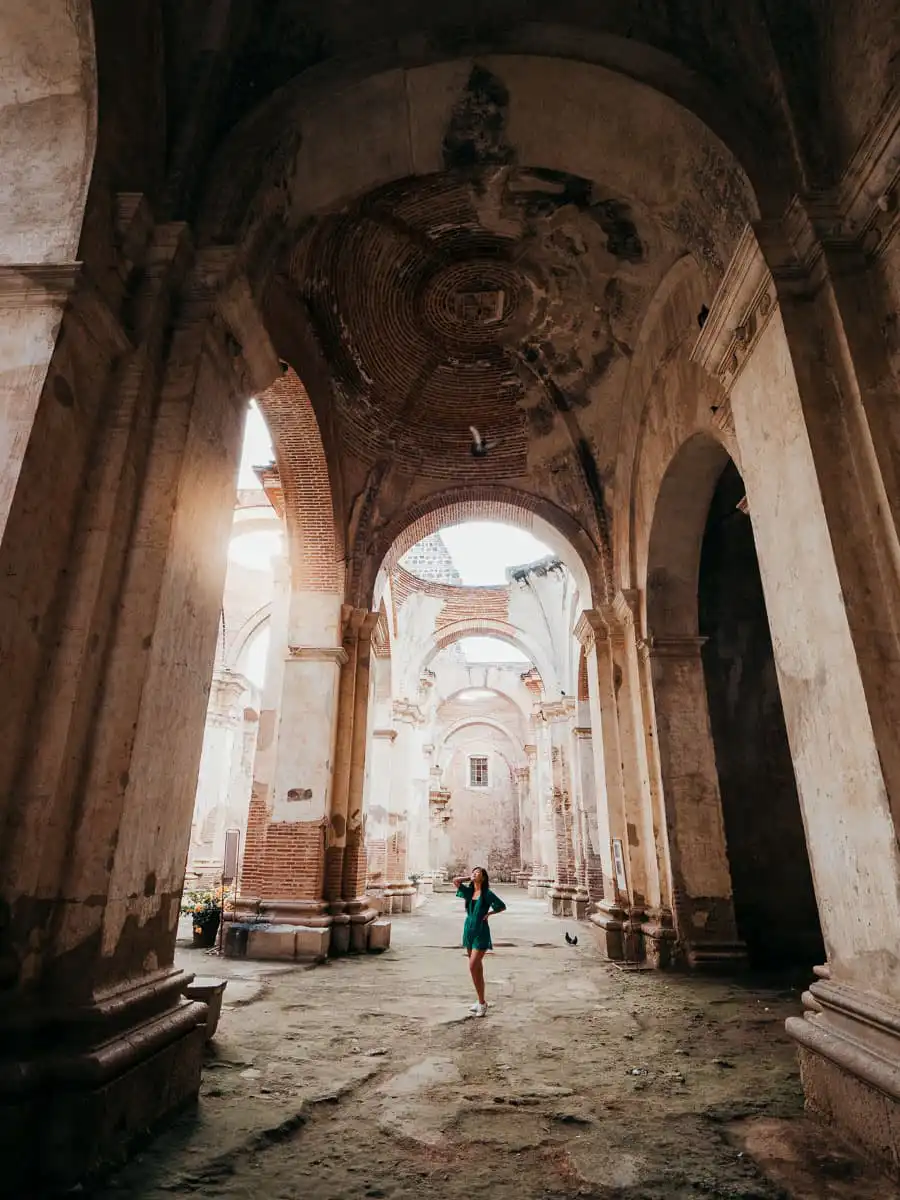 Ruins and churches in Antigua guatemala