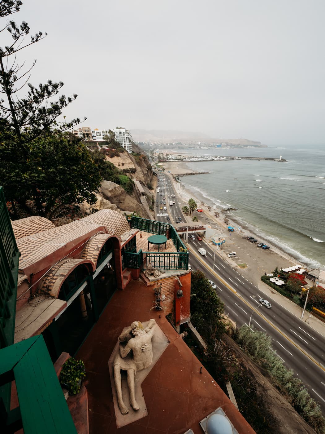 View of Lima from our hotel in Lima