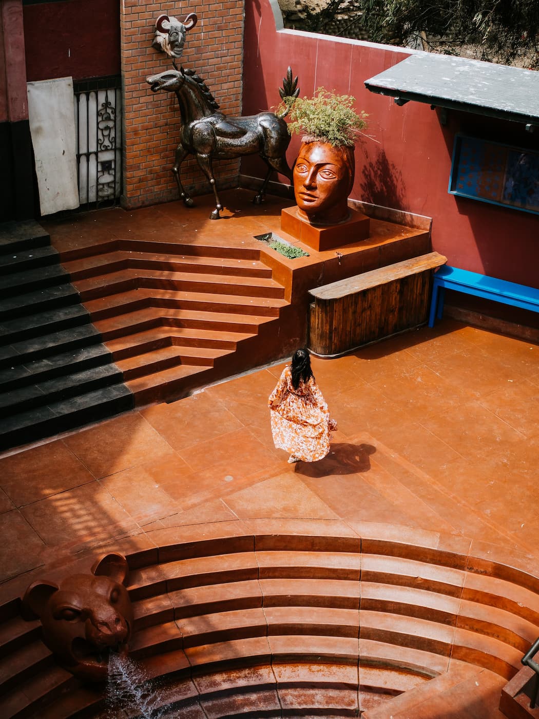 Terrace area of hotel in Lima