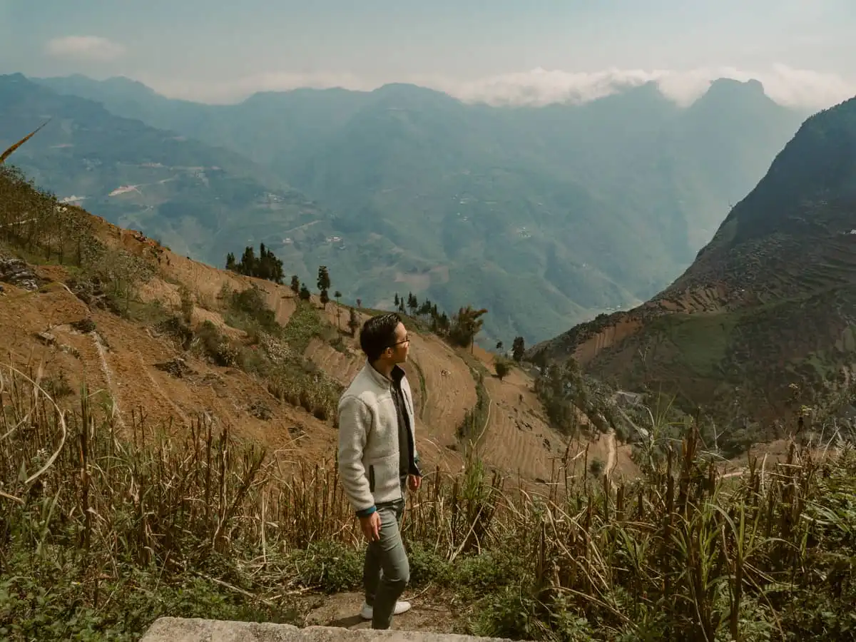 When the sun came up in the Ha Giang loop and it was hot outside