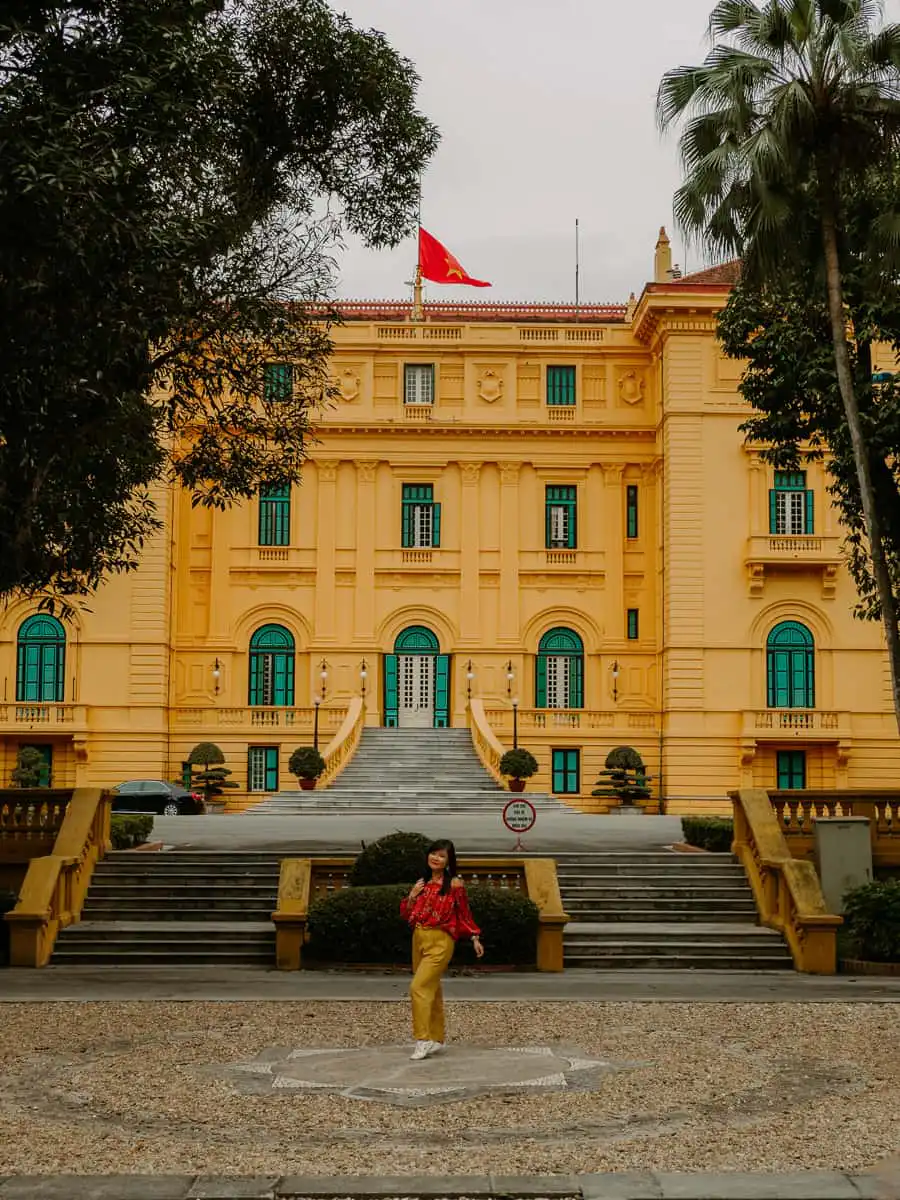 presidential palace in Hanoi
