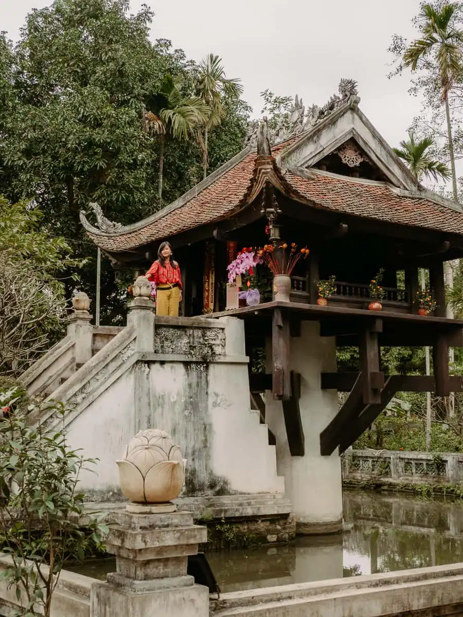one pillar pagoda in Hanoi