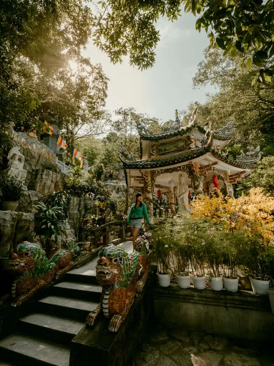 pagodas at marble mountain