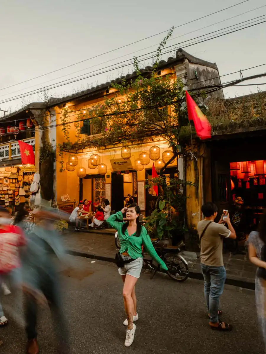 in the streets of Hoi An