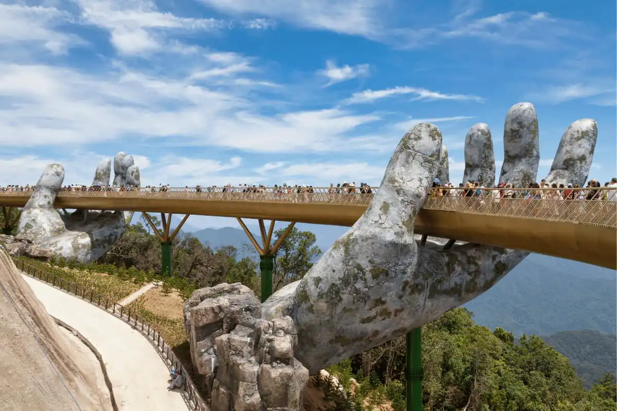 Golden hand bridge at Bana Hills