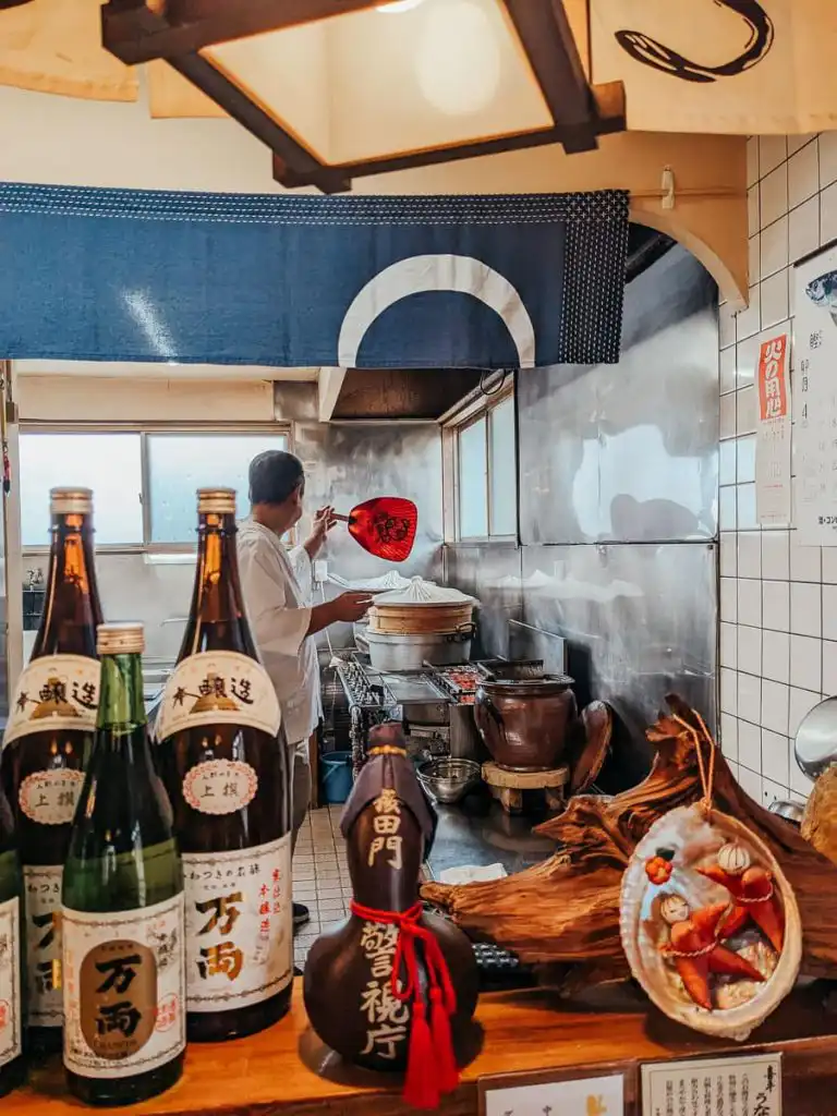 Unagi restaurant in Izu peninsula