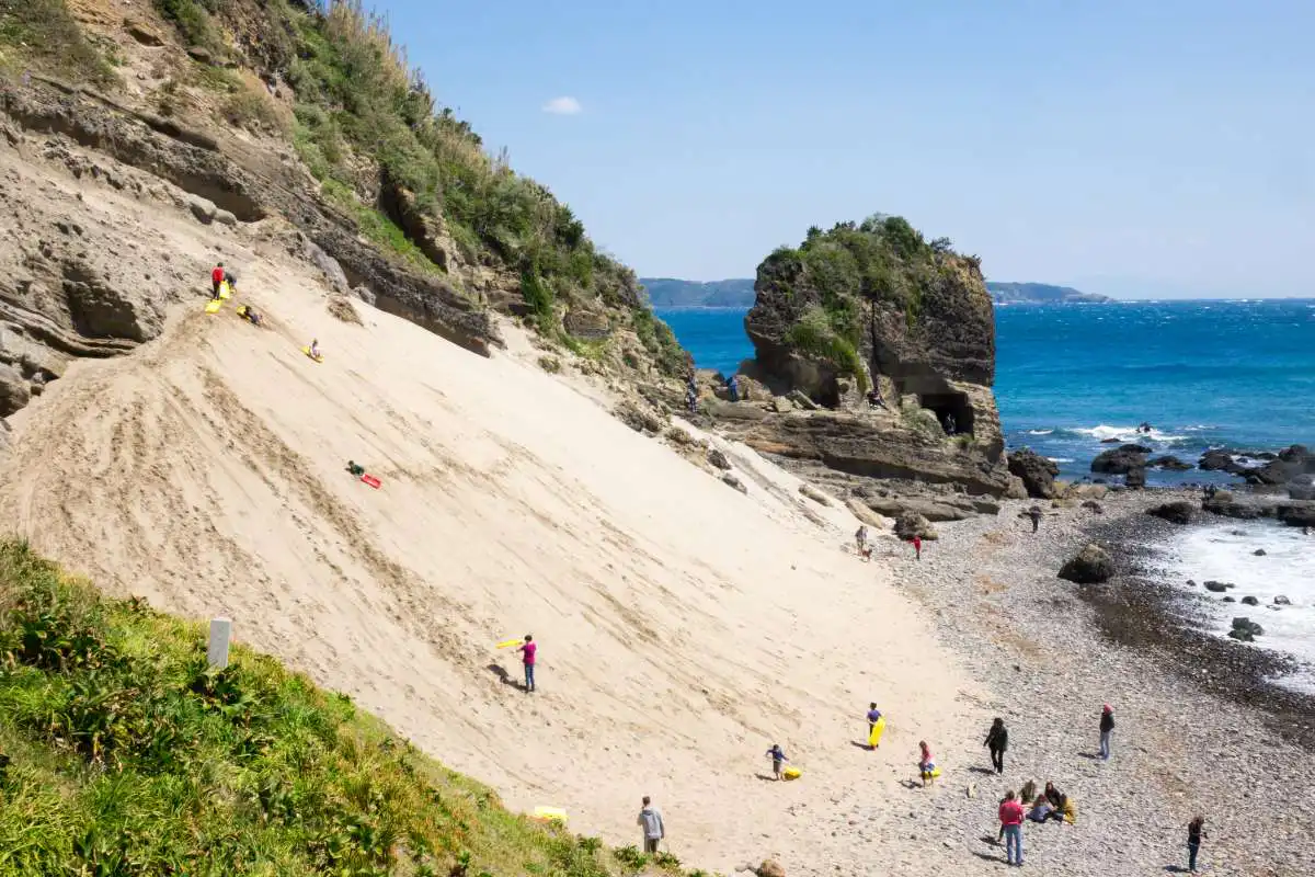 toji sand ski resort at the south of izu peninsula