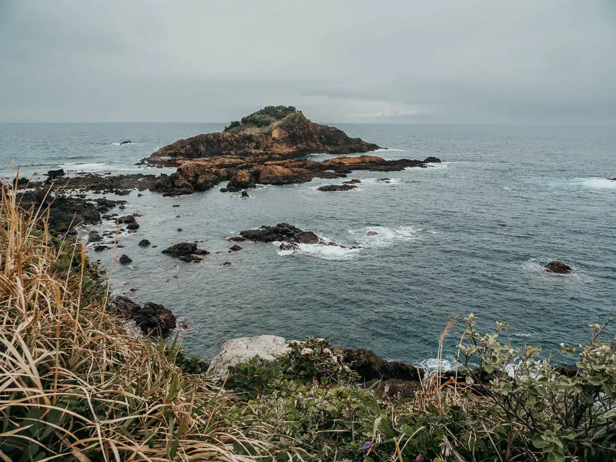 Coastal views of Izu Peninsula rocks
