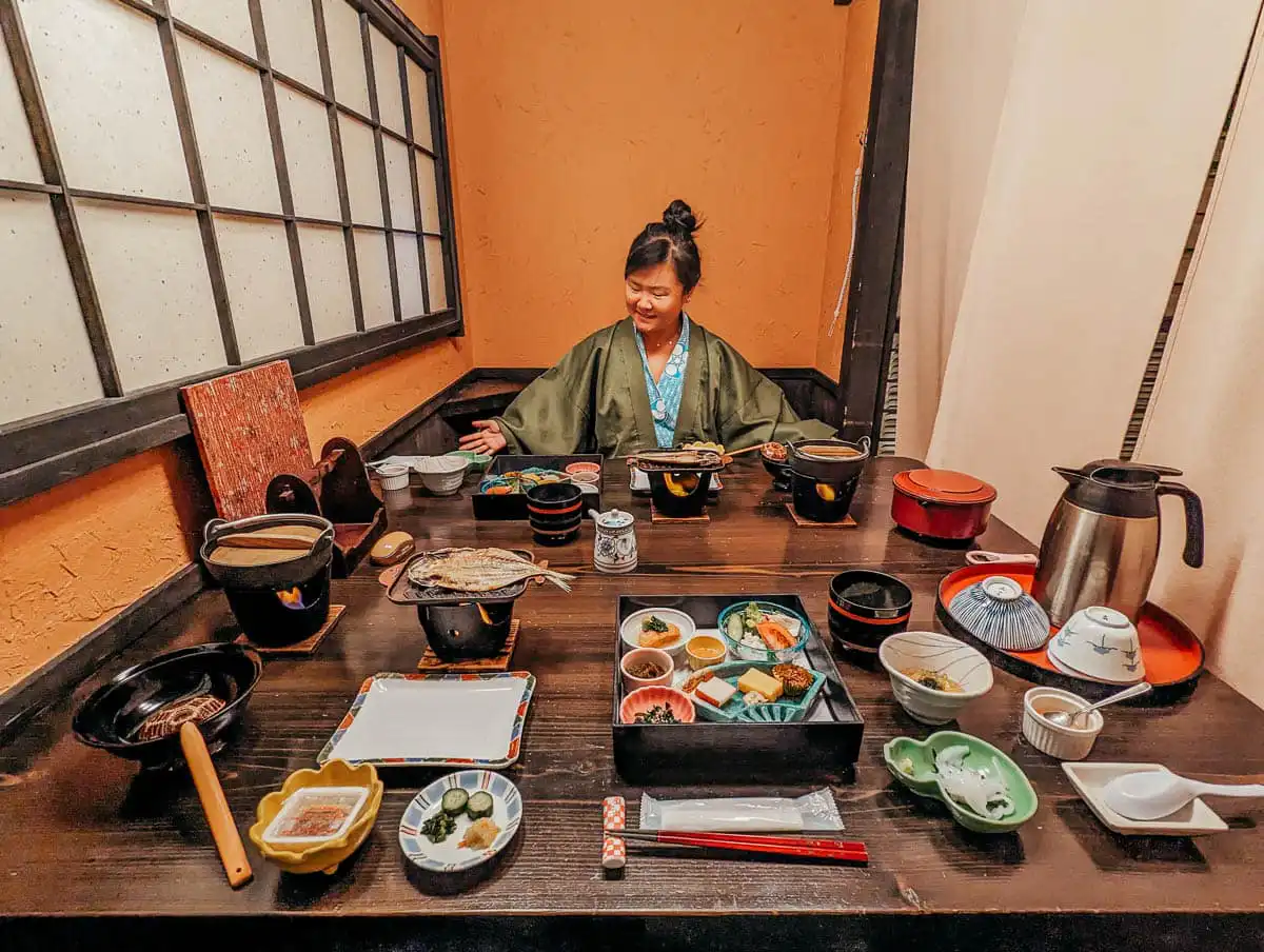 kaiseki meal in izu peninsula