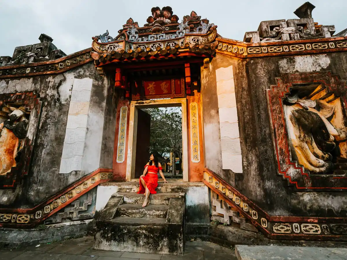One of the beautiful gates in Hoi An