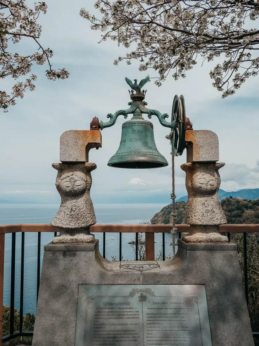 lover's cape bell on the izu peninsula