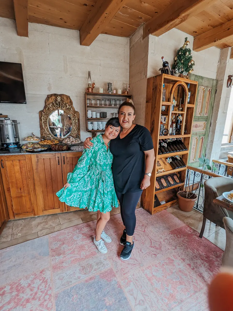 Friendly staff at Caftan Cave Suite
