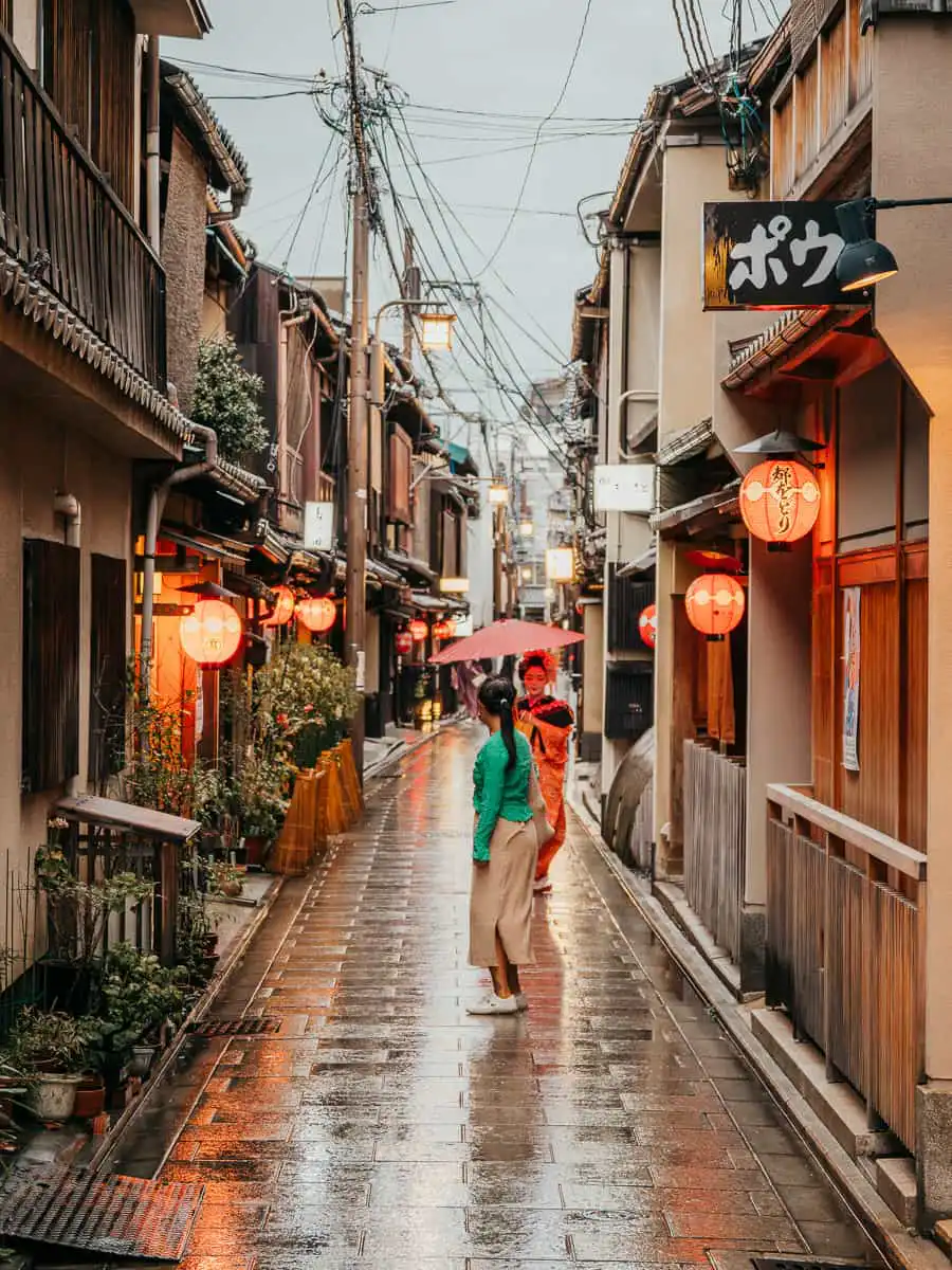 geisha in gion district