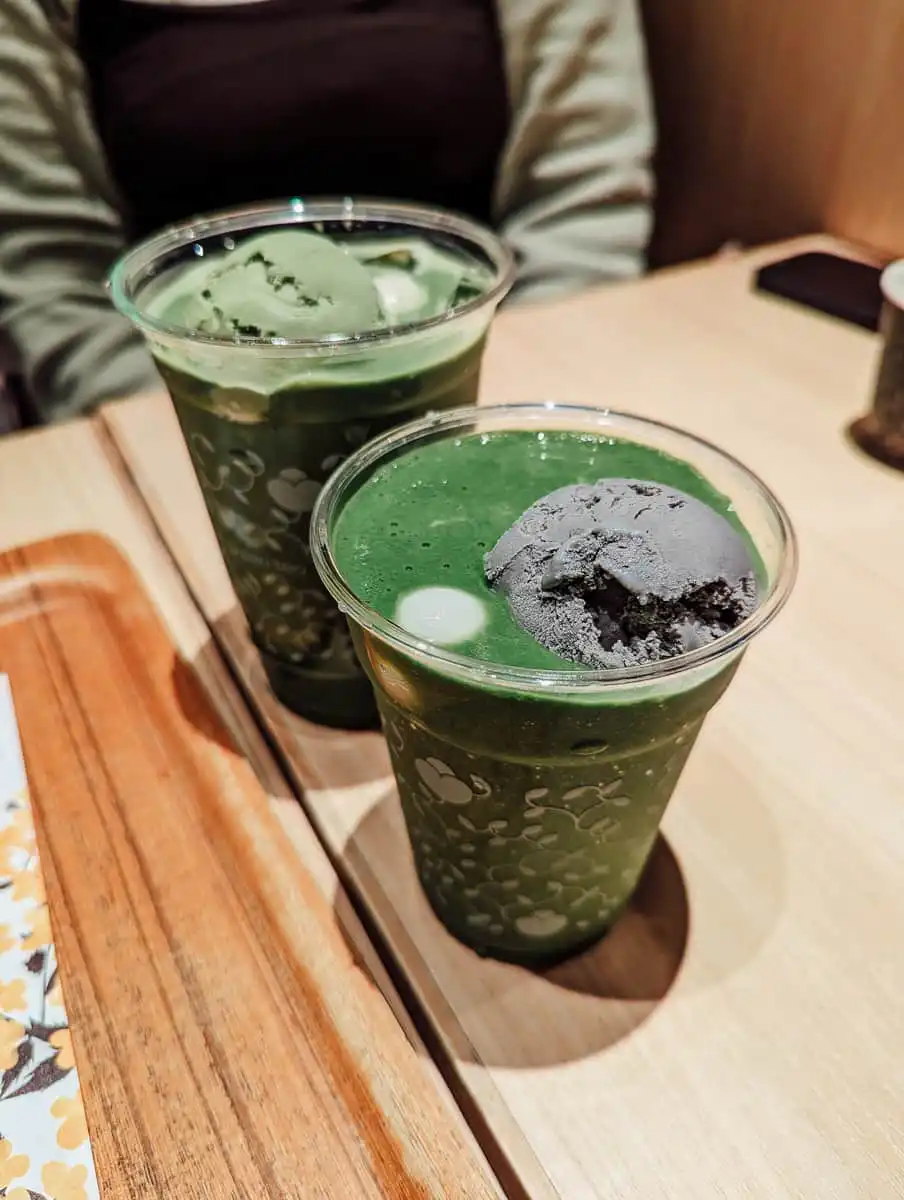 green tea drink