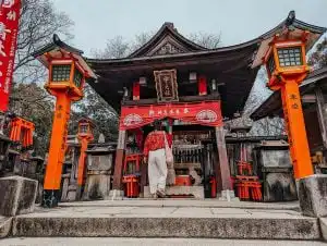 Walking towards shrine in Japan, tips for traveling in Japan
