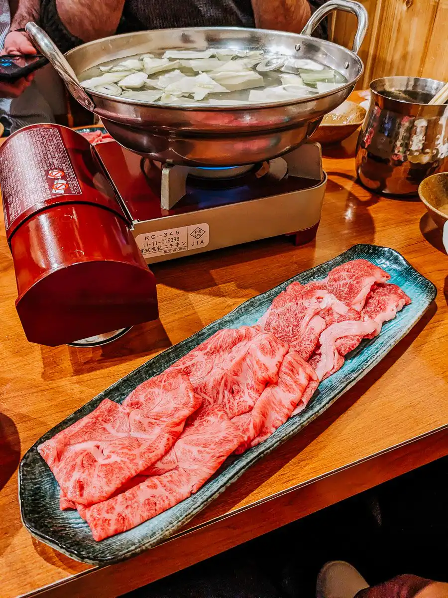 Wagyu beef broth style