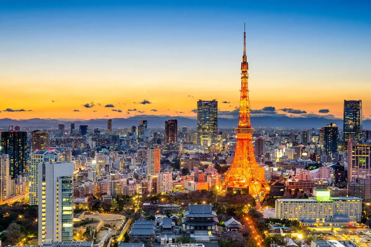 Sunset in Tokyo