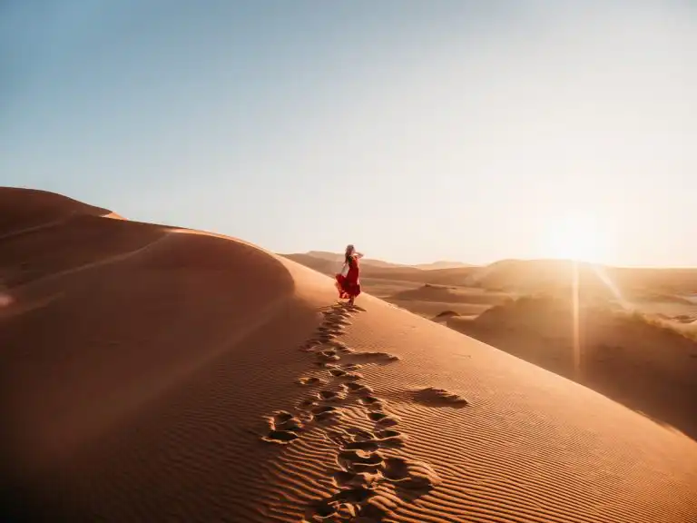 Big Mama dune during sunrise