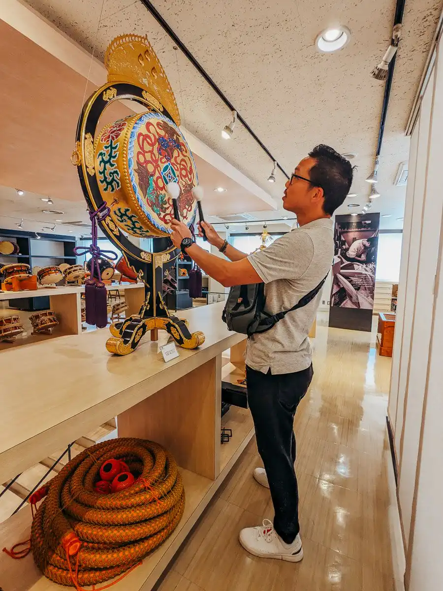 Taiko museum in Tokyo