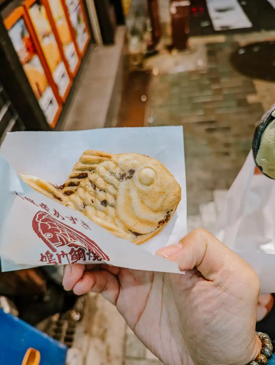 sweet fish cake in osaka