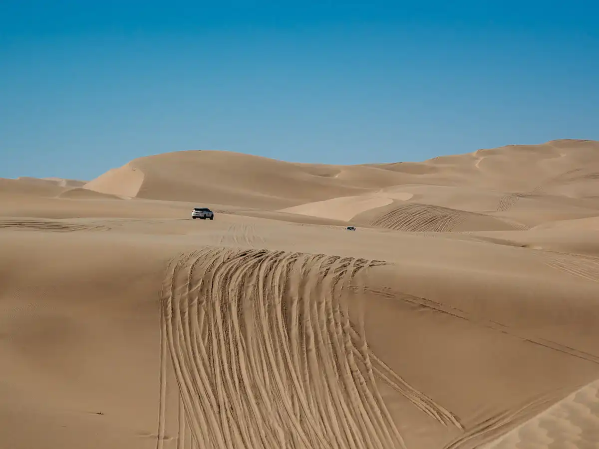 Sand dunes in Swakopmund