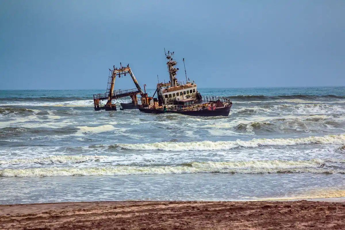 Zeila Shipwreck nearby Swakopmund