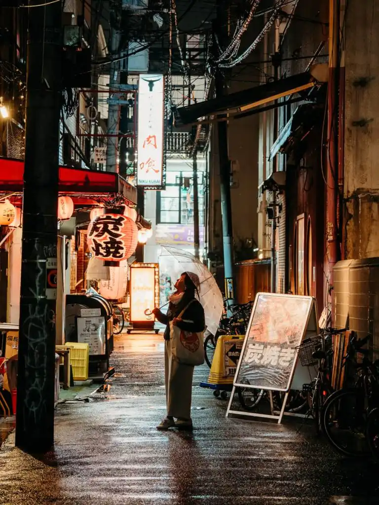 Narrow alley in Shinjuku