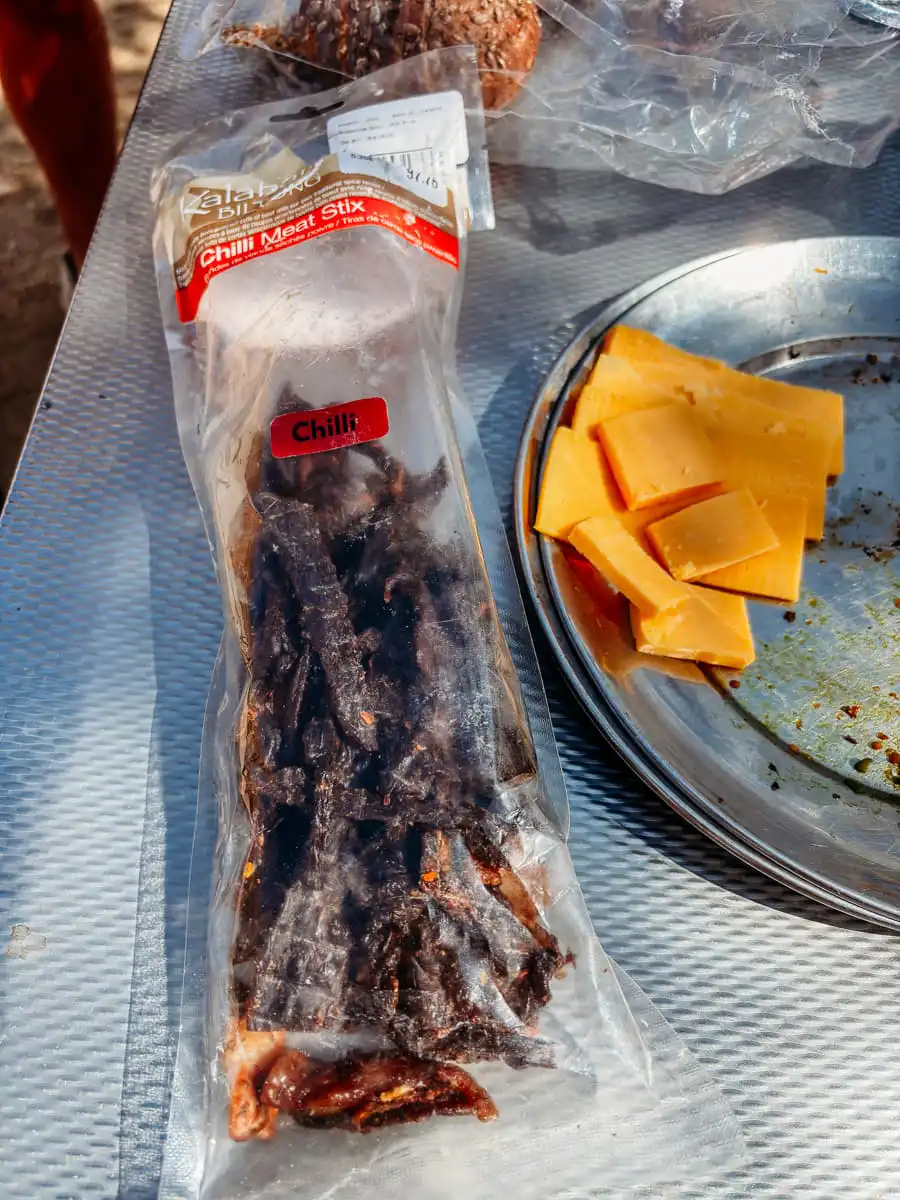 Biltong and Cheese