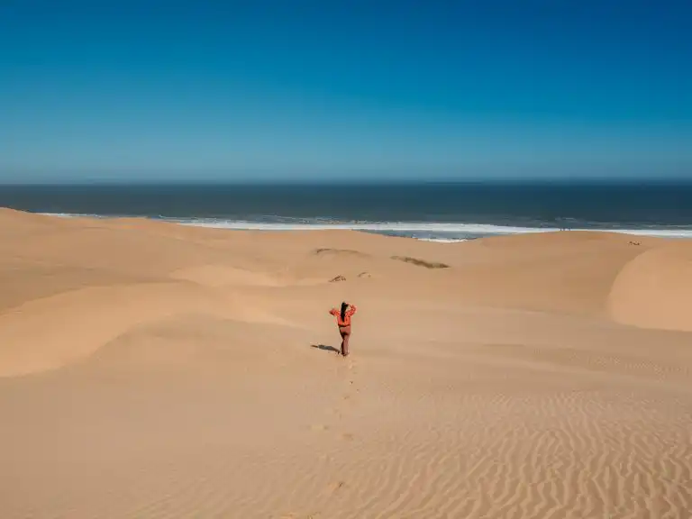 one of the best things to do in Swakopmund is to go to Sandwich Harbour