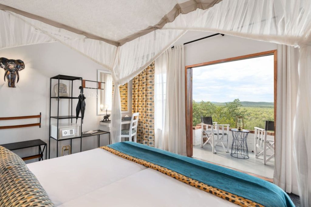 Bedroom in Etosha Safari Lodge, one of the best places for where to stay in Etosha