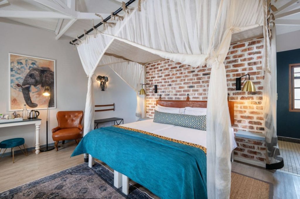 Bed at Etosha Safari Lodge