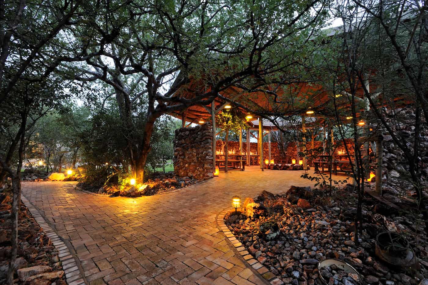 Lounge area at Etosha Village