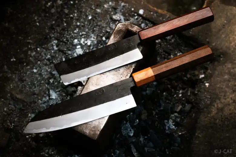 Knife making workshop in Japan