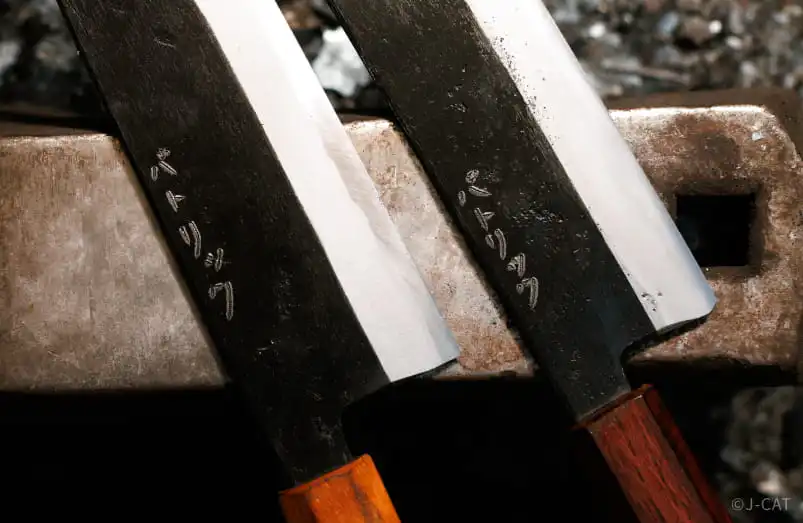 Knife making workshop in Japan