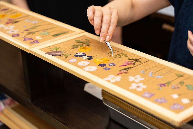 crafting washi paper journal