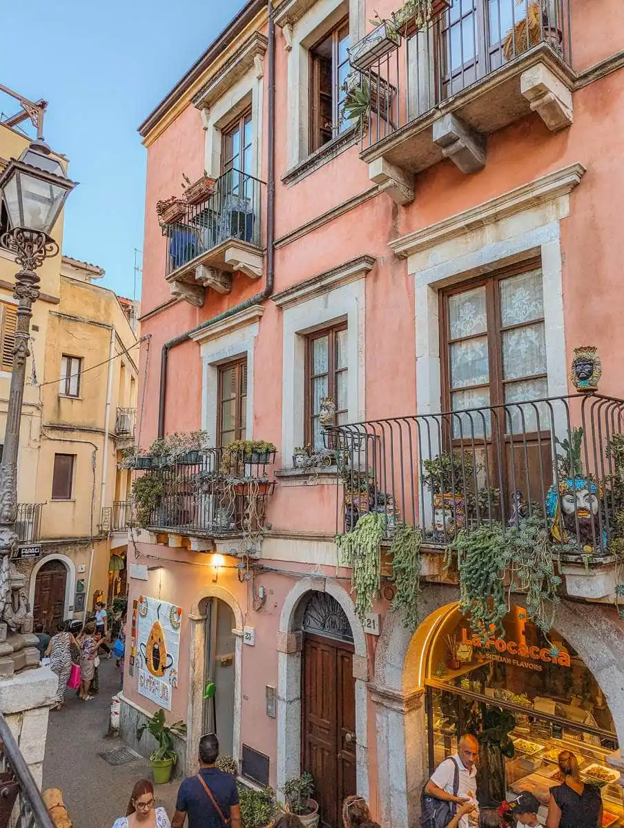 Balconies in Taormina