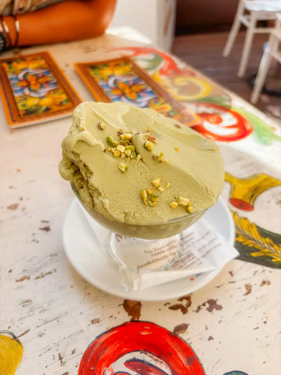 pistachio granita