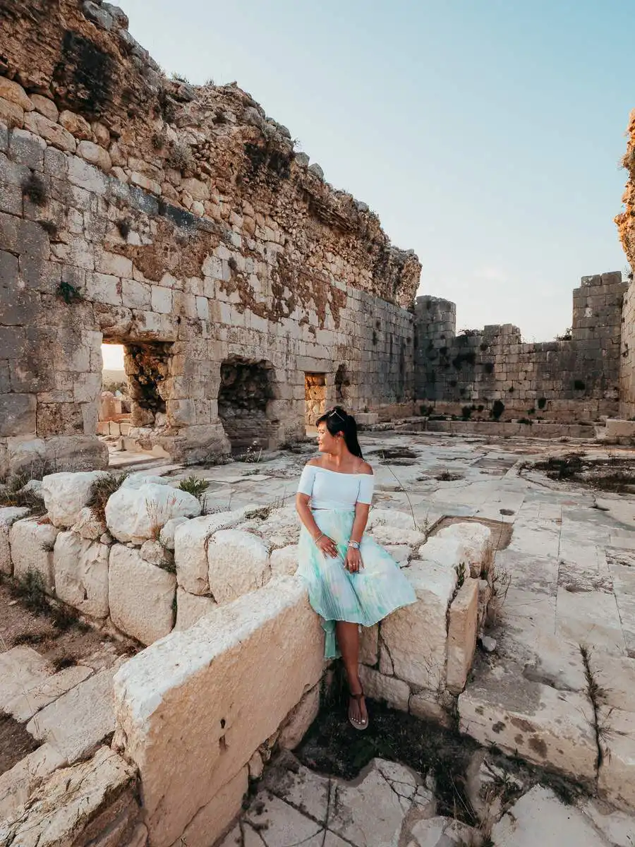 Sitting in Patara Ruins in Turkey