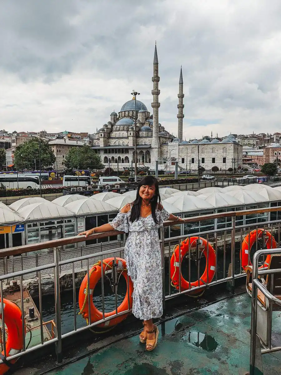 Blue mosque from the boat