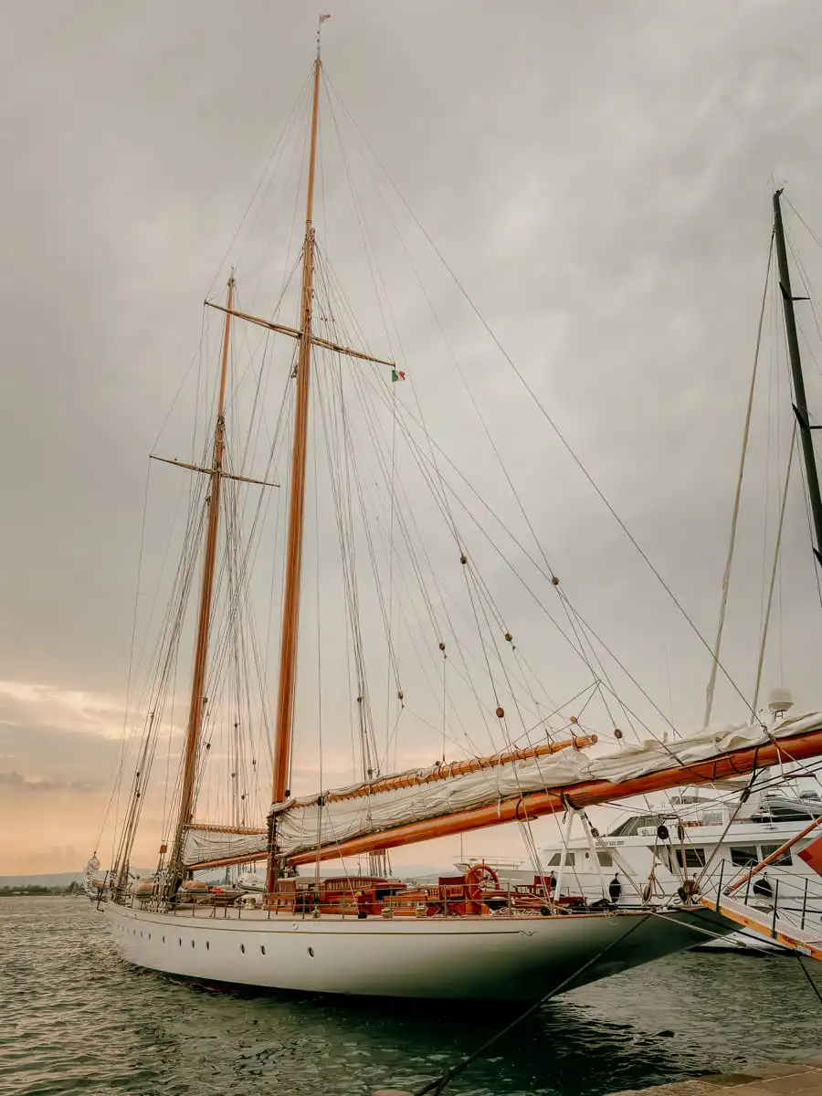 Boat in Syracuse Sicily