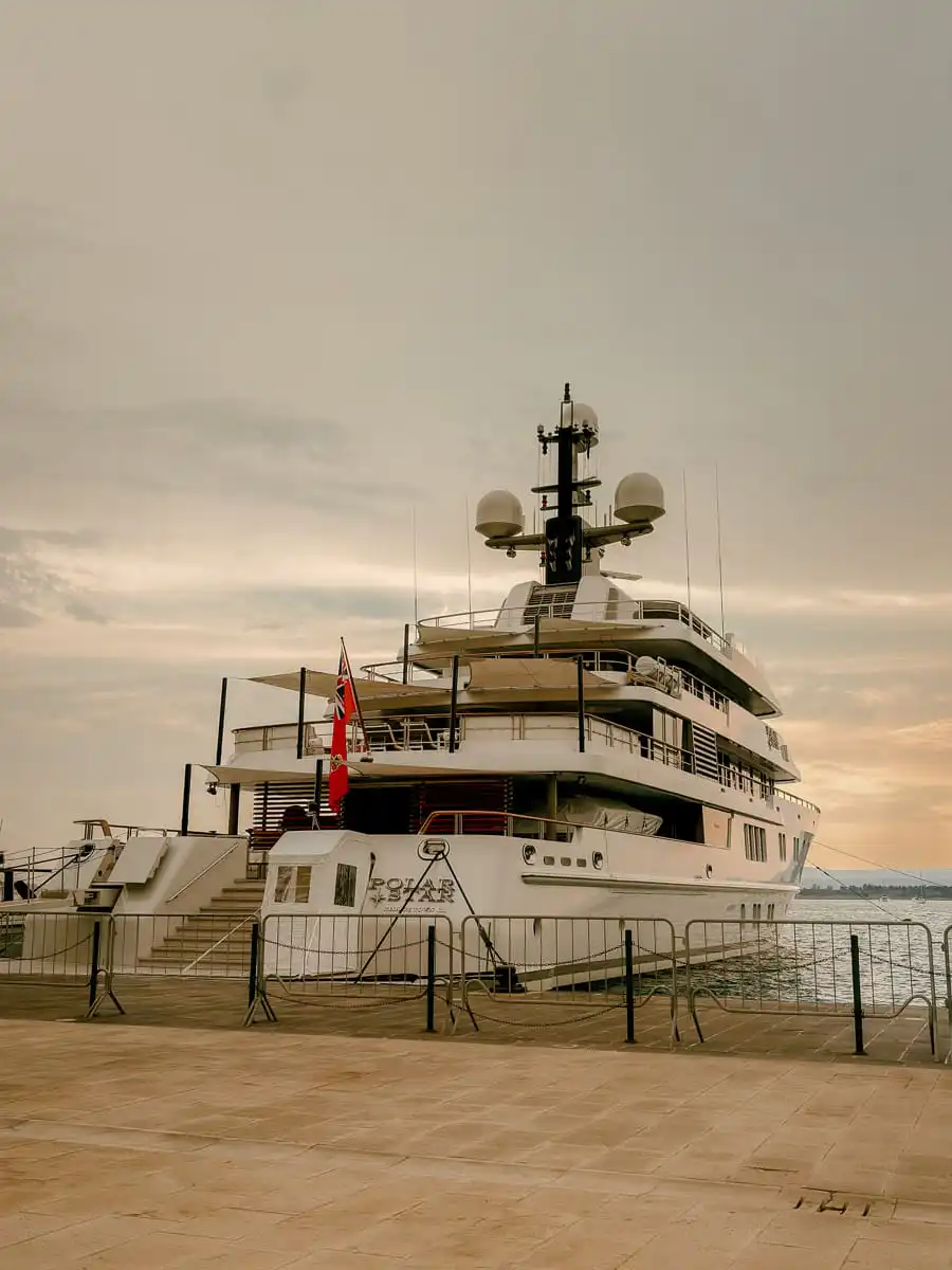 Yacht in Marina in Syrcuse Sicily