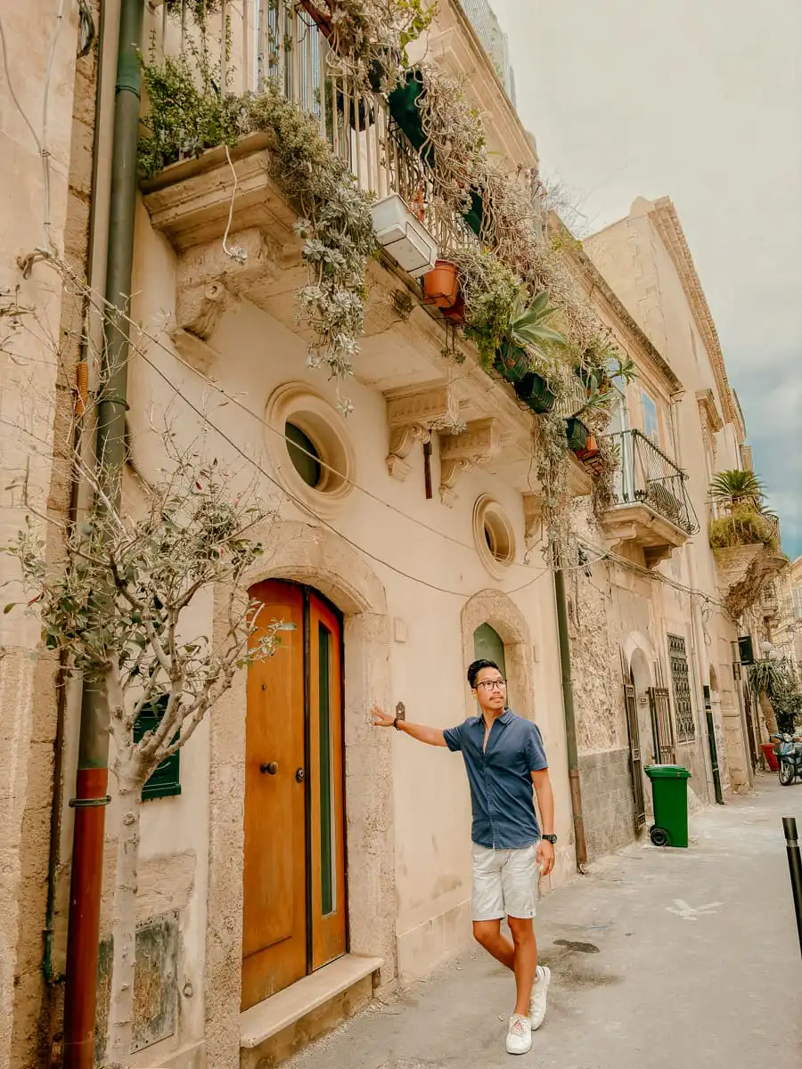 Standing in the street of syracuse