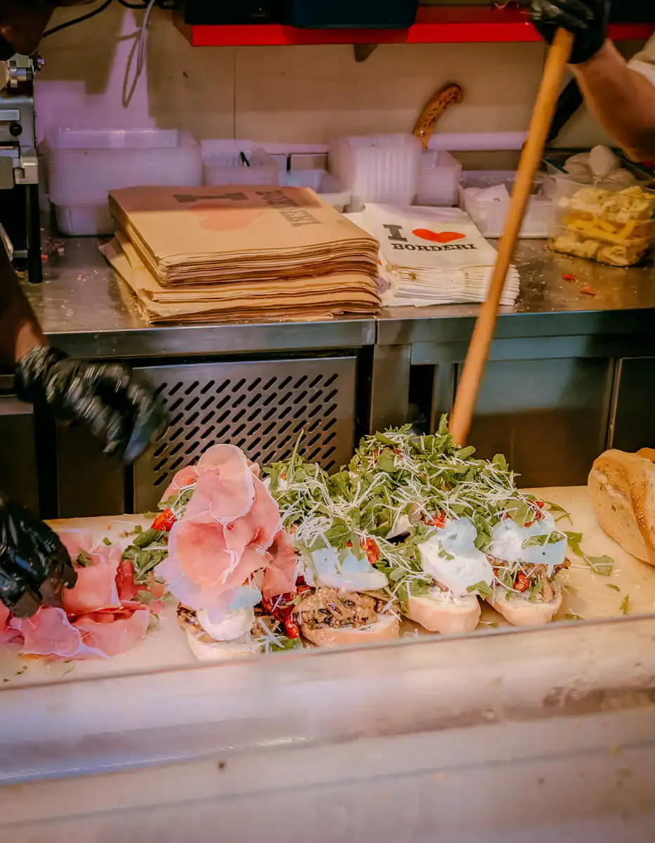 Sandwich in Ortigia Market