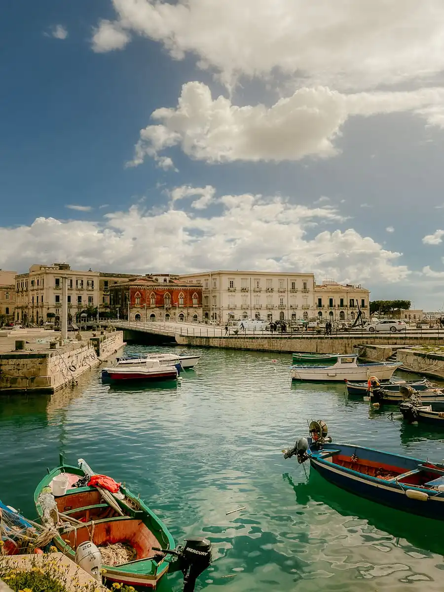 harbour in Syracuse and Ortigia