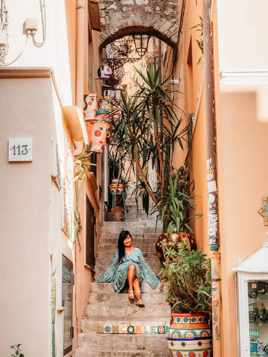 Things to do in Taormina, exploring the cute little streets